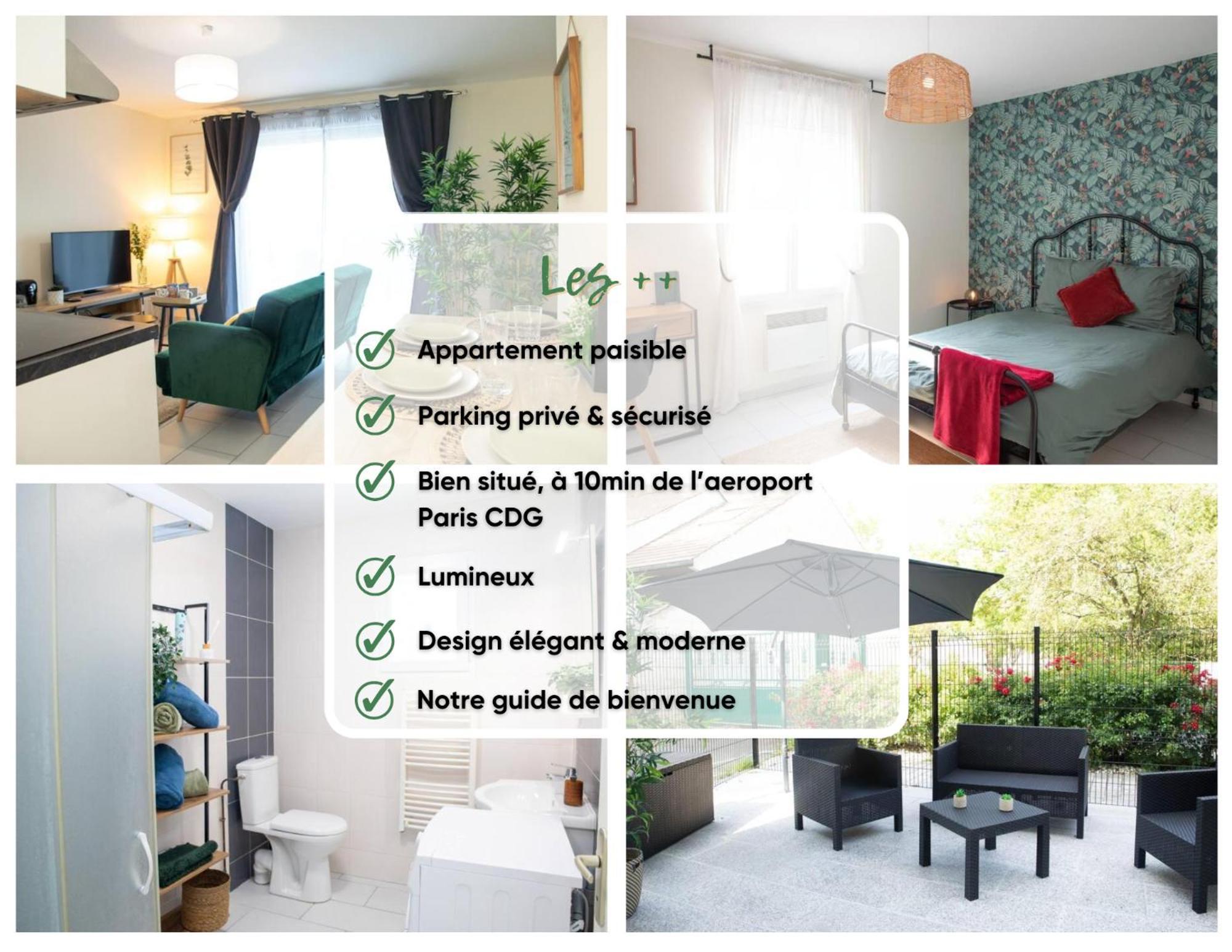 Djial - Proche De Cdg Et Du Parc Asterix Apartment Dammartin-en-Goele Exterior foto